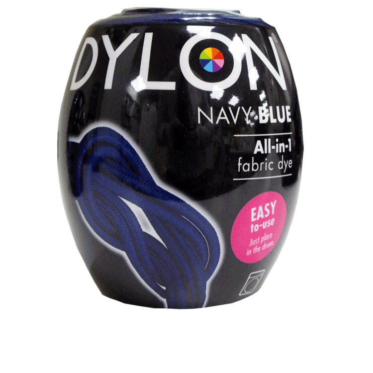 Dylon Navy Blue Machine Dye 350g - Ready to use fabric dye