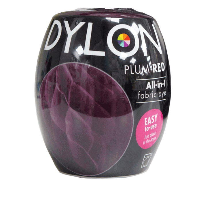 Dylon Plum Red Machine Dye 350g - Ready to use clothes / fabric dye