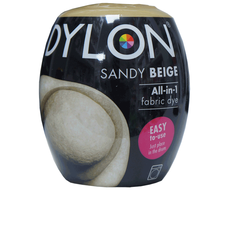 Dylon Sandy Beige Machine Dye 350g - Ready to use fabric dye