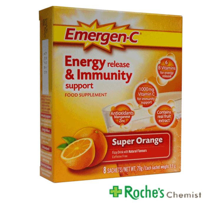 Emergen Emergen C Sachets x 8 Vitamin C with minerals | Roches Chemist Online ...