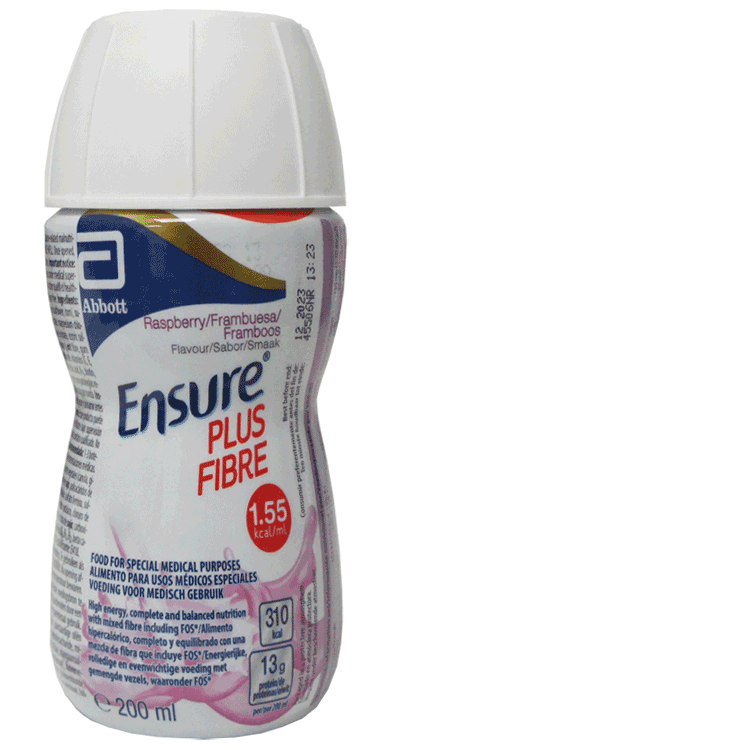 Ensure Plus Fibre Framboise x 200 ml - Nutrition complète