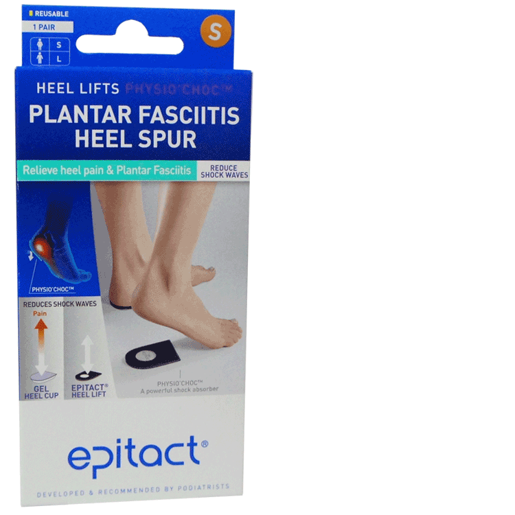 Lot de 2 rehausseurs de talon pour fasciite plantaire Epitact - Réutilisables
