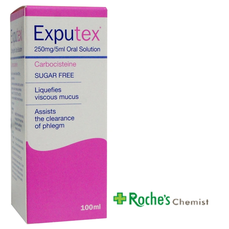 exputex carbocisteine 300ml for chesty Phelmy coughs with mucus from ...