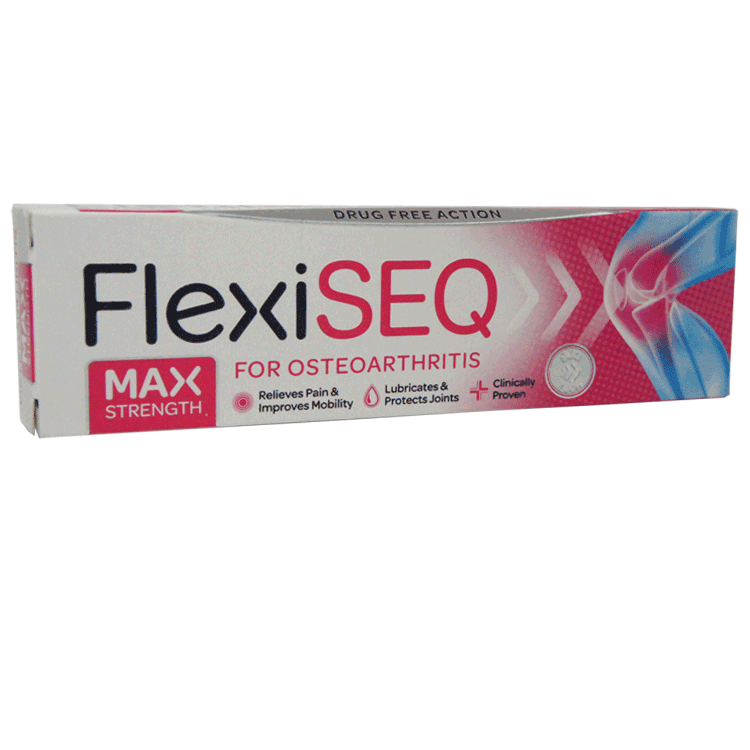 Flexiseq Max Strength Gel 50g - For relief from arthritis pain