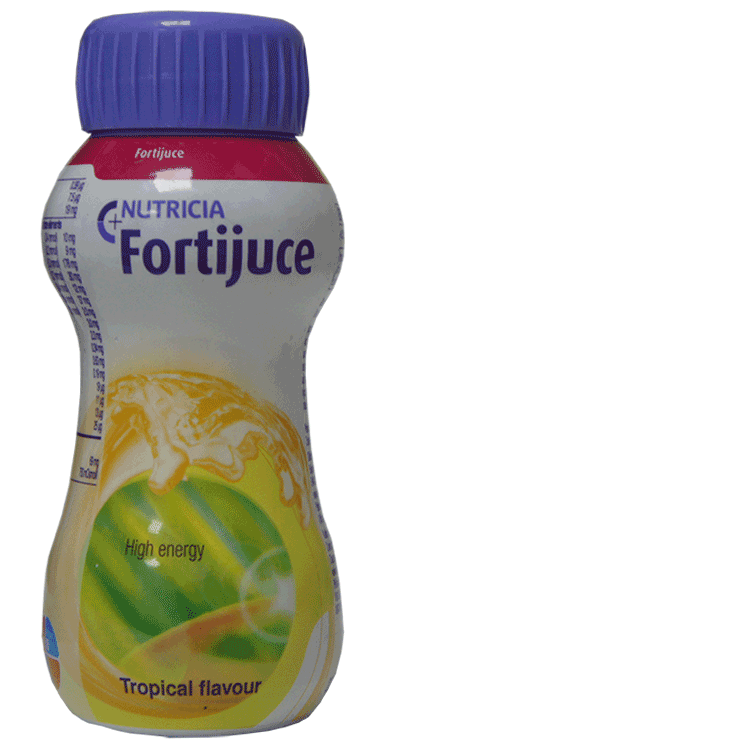 Fortijuce tropicale 200 ml x 1 con o senza bere coperchio di paglia x 1