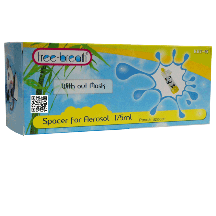 Free Breath Adult Spacer 175ml for Asthma Inhalers - No Mask