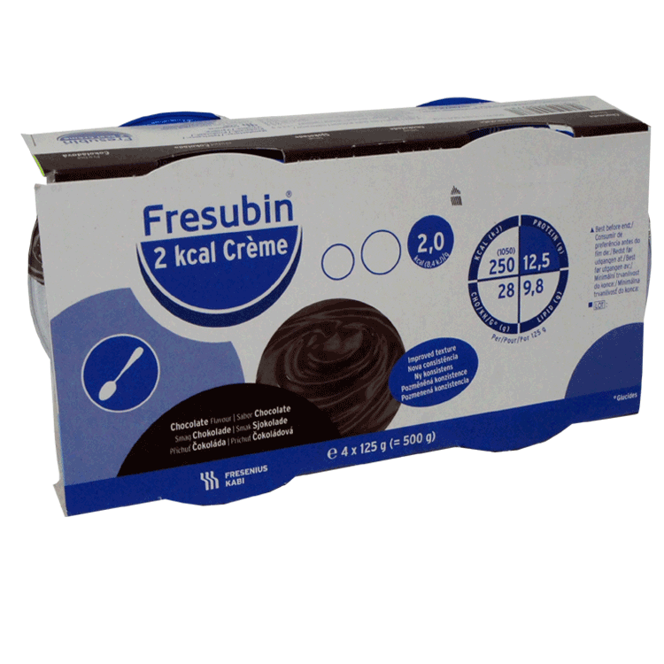 Crème Fresubin 2kcal 4 x 125g Saveur Chocolat