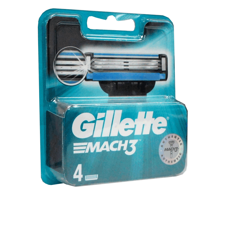 Lames de rasoir Gillette Mach 3 x 4