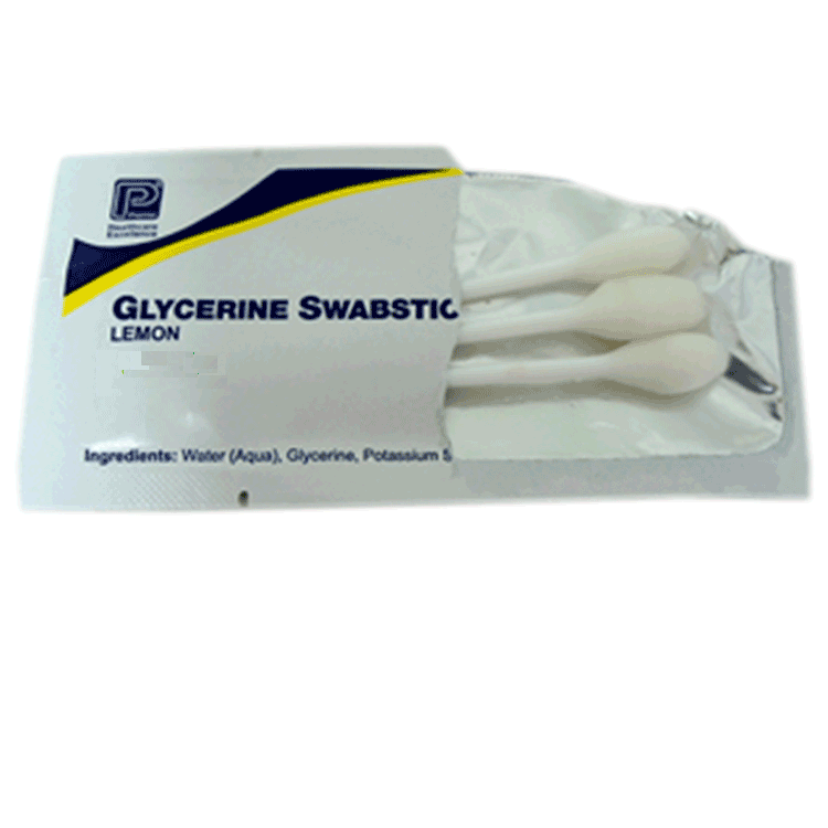 Glycerine Lemon Swabsticks Pack of 3 x 2