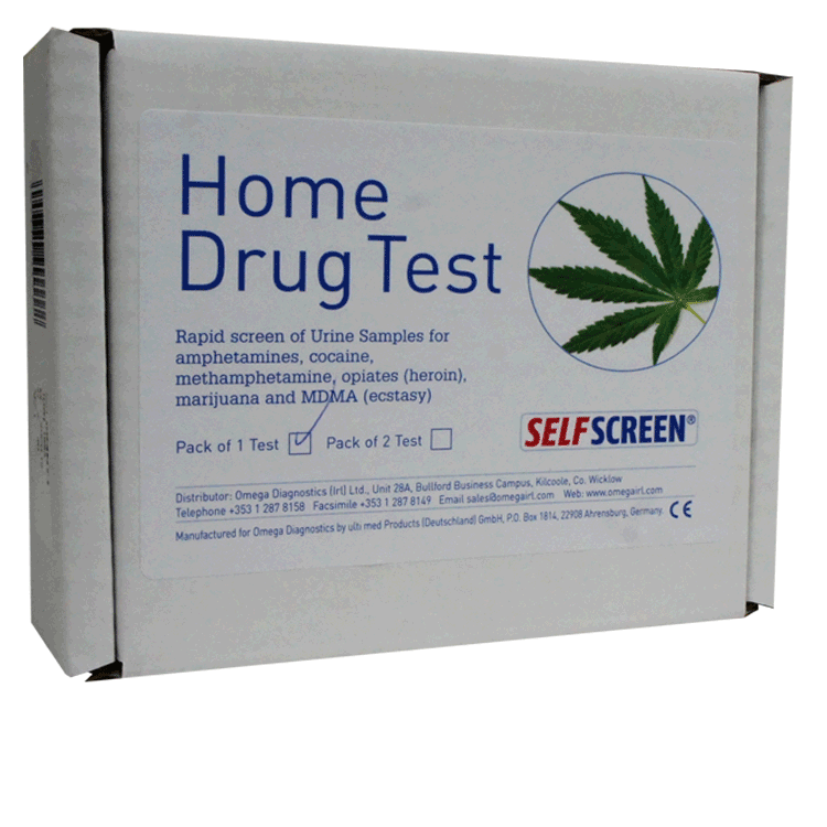 Test di droga domestica - Test di urina singola per anfetamine, cocaina, eroina, marijuana MDMA (estasi) e metanfetamina