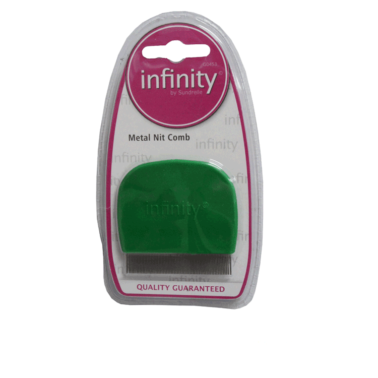 Infinity Läusekamm aus Metall