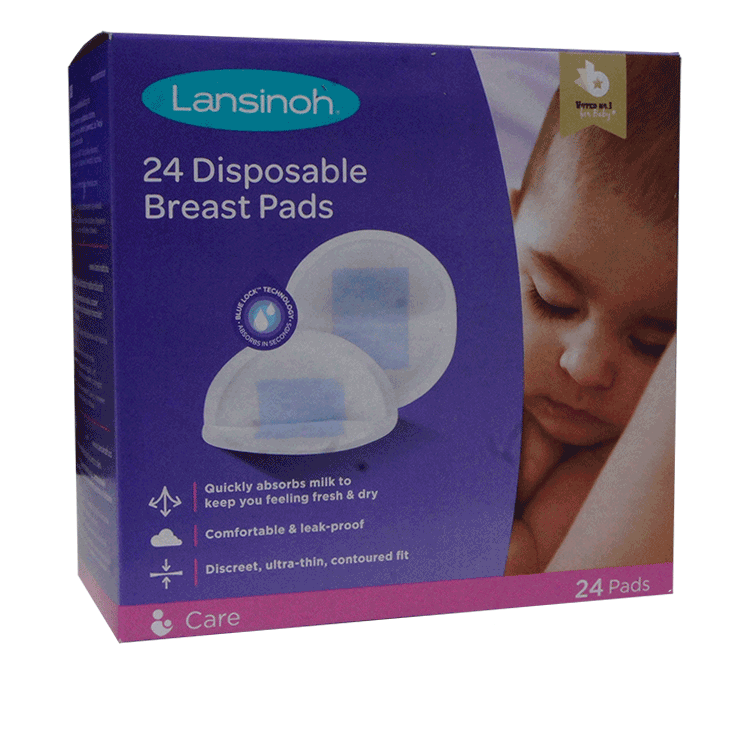 Coussinets d'allaitement jetables Lansinoh x 24
