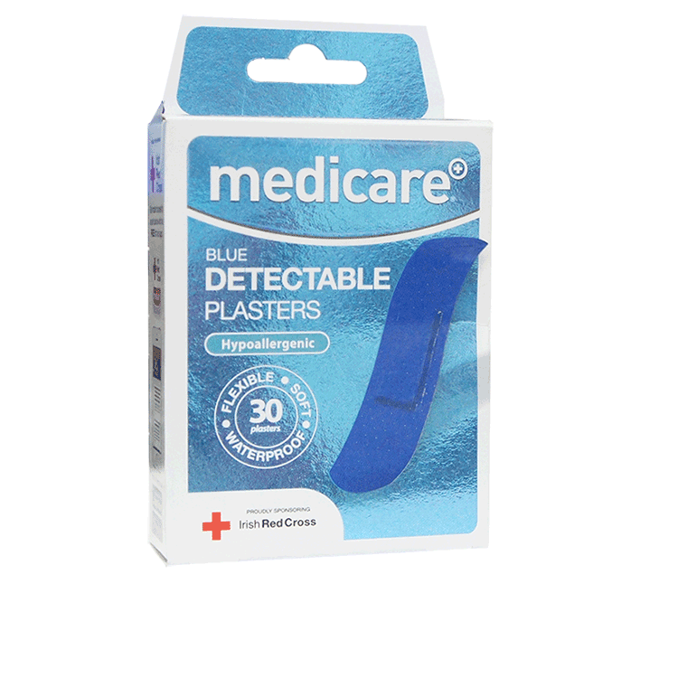 Medicare Blue Detektierbare Pflaster x 30