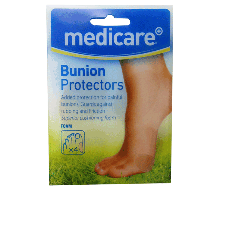 Protecteurs d'oignon en mousse Medicare x 4
