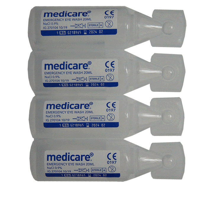 Medicare Emergency Eye Wash 20ml x 8