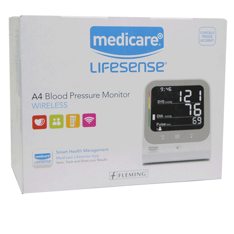Monitor della pressione arteriosa wireless di Medicare LifeSense A4