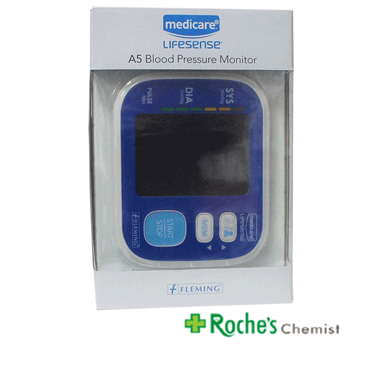 Lifesense Mini Medicare Lifesense A5 Blood Pressure Monitor – Roche's Chemist - Bray