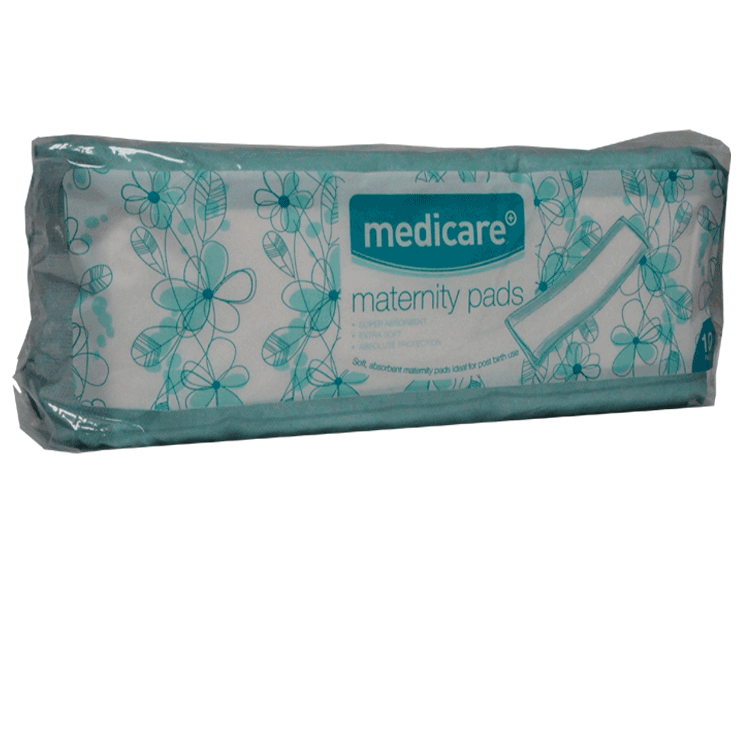 Serviettes hygiéniques de maternité Medicare x 10, extra absorbantes
