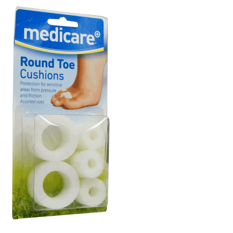Medicare Round Toe Cushions Assorted