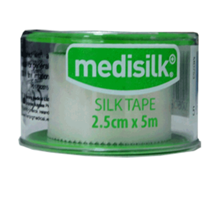 Medisilk Erste-Hilfe-Klebeband, 2,5 cm x 5 m