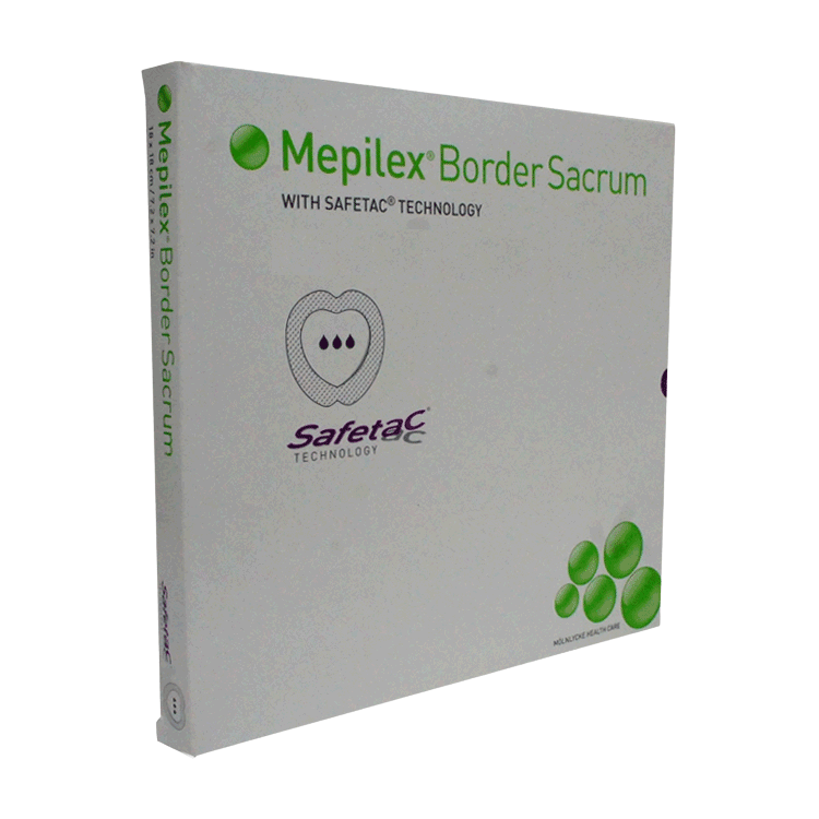 Mepilex Border Sacrum 23cm x 23cm - 5 dressings
