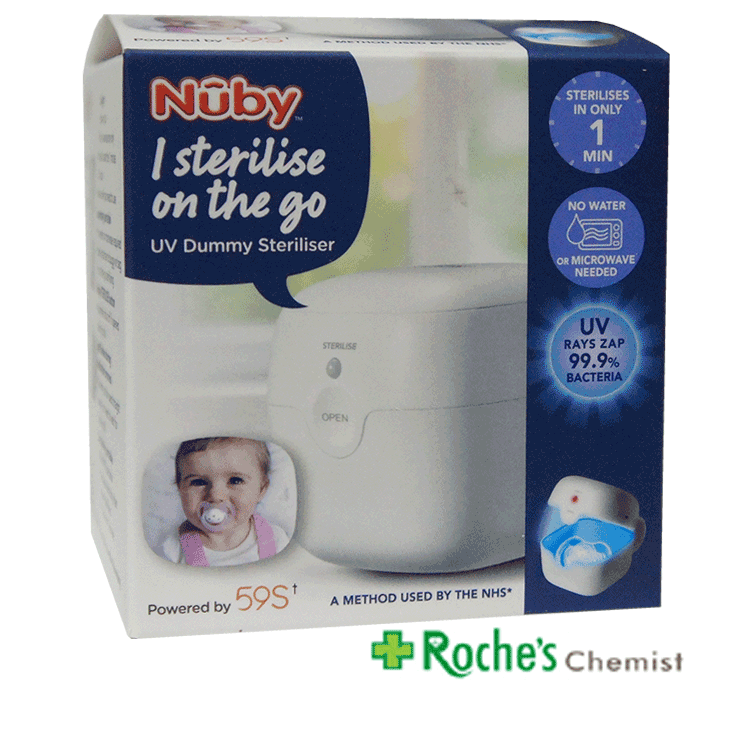 Nuby I Sterlise on the Go UV Soother Sterilizer from roches