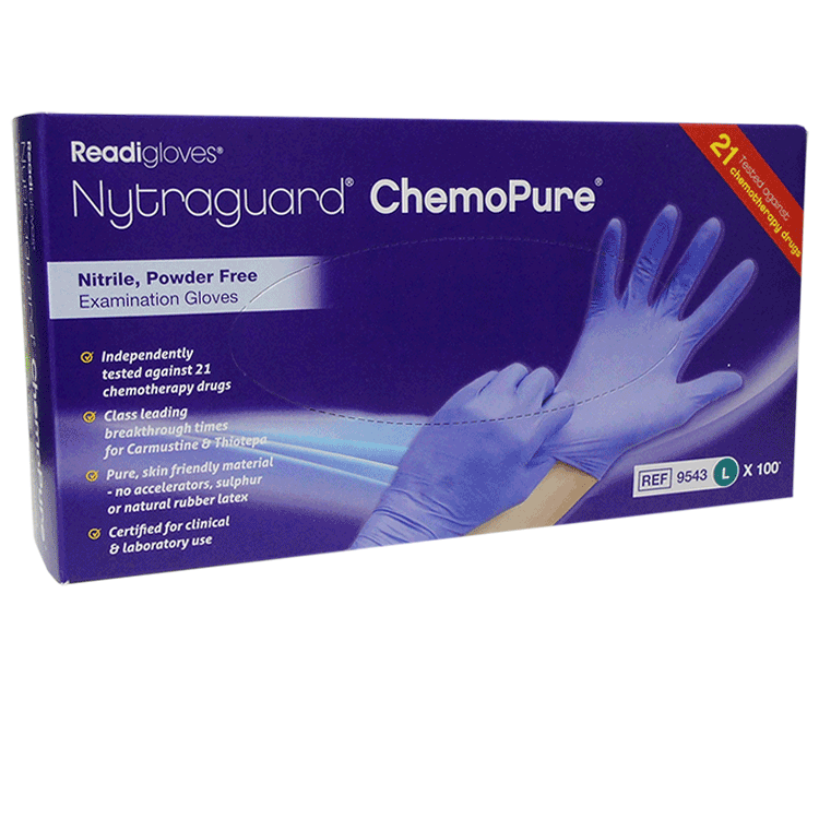 Nytraguard Nitrilhandschuhe - Puderfrei - Groß x 100