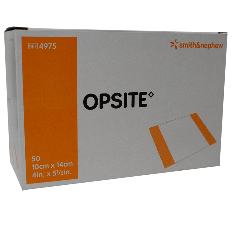 Opsite 10cm x 14cm  x 5 - Sterile Transparent Dressing