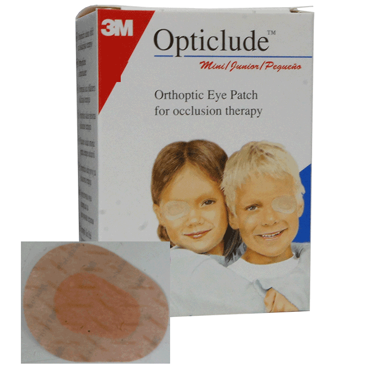 Patchs pour les yeux auto-adhésifs Opticlude Junior x 20