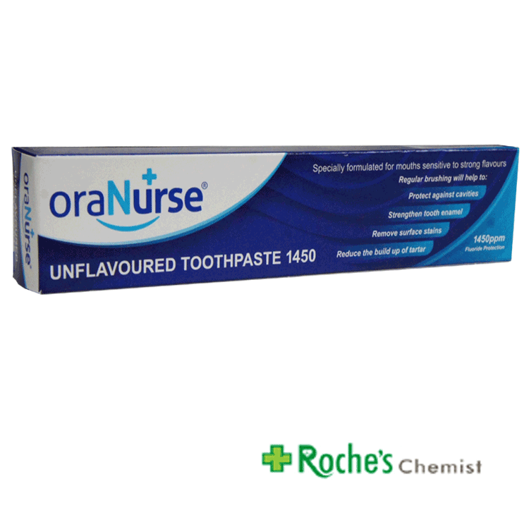 oranurse unflavoured toothpaste 1450 50ml for adults roches chemist ...