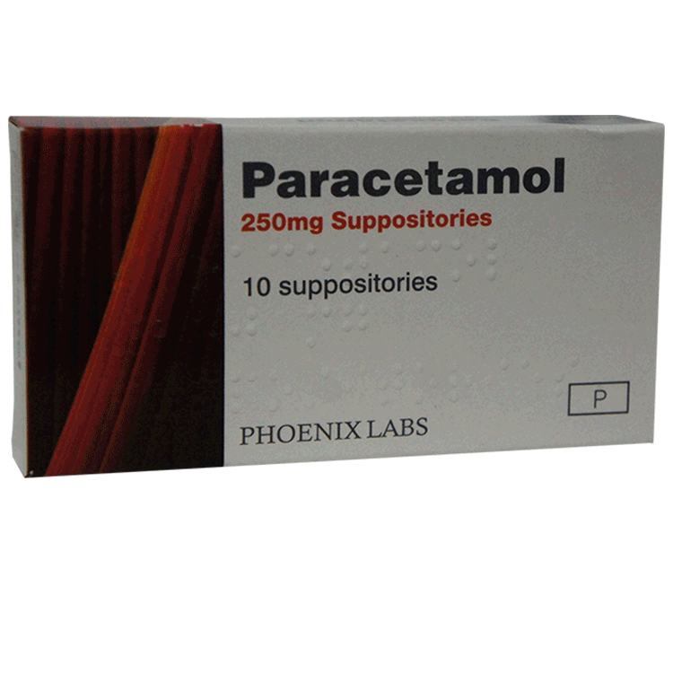 Paracetamol Suppositories 250mg x 10 ( Phoenix Brand)