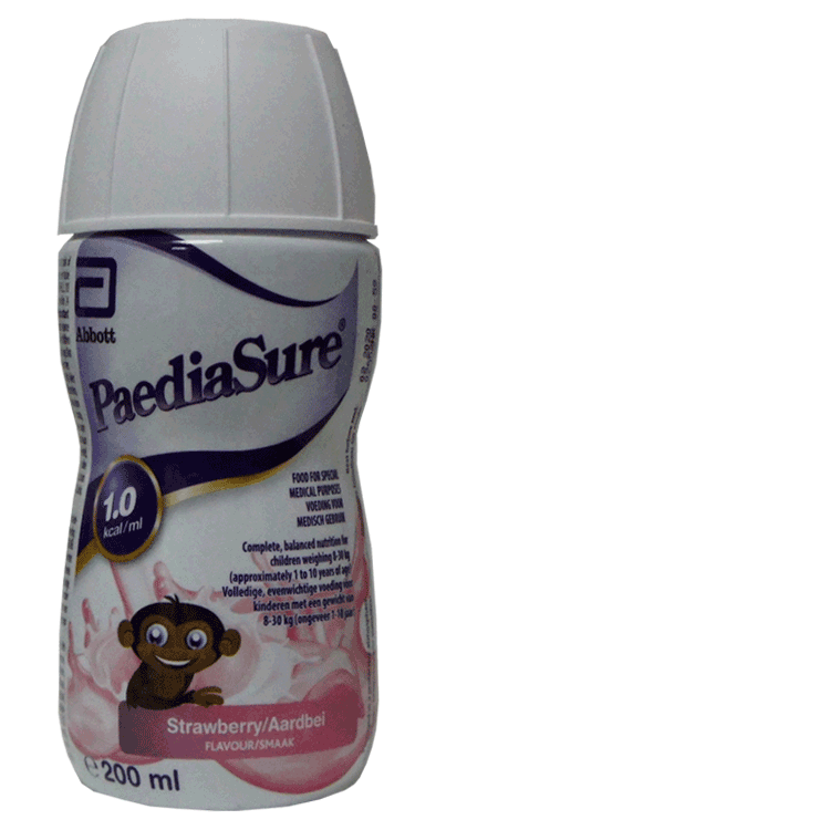 PaediaSure by Abbott 200ml Strawberry Flavour 1.0 Kcal /ml