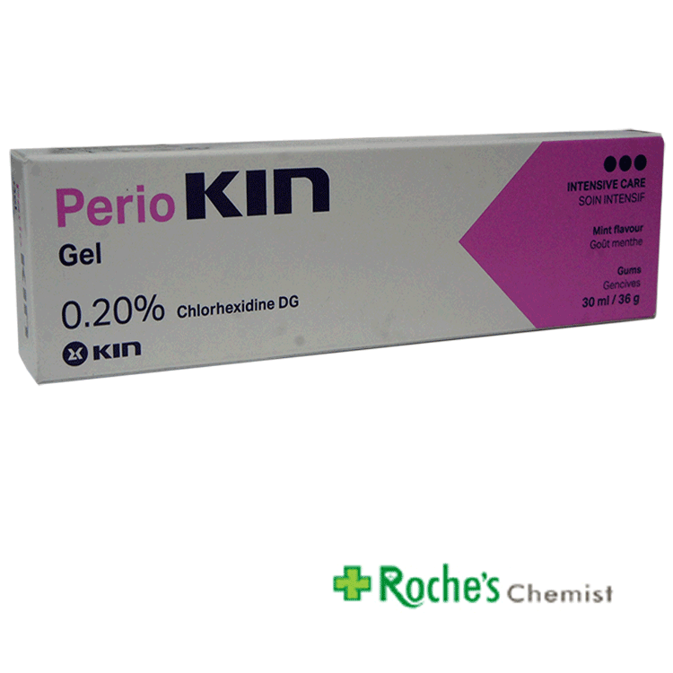 Perio Kin Chlorhexidine Gel 30ml – Roche's Chemist - Bray