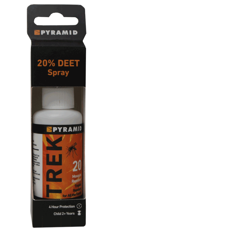 Pyramid DEET 20%  Spray 60ml - Mosquito repellent
