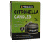 Bougies Pyramide à la Citronnelle x 2