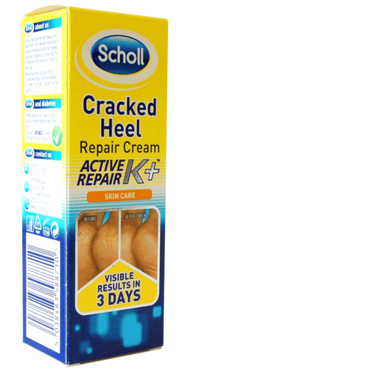 Crème pour talons crevassés Scholl 60 ml