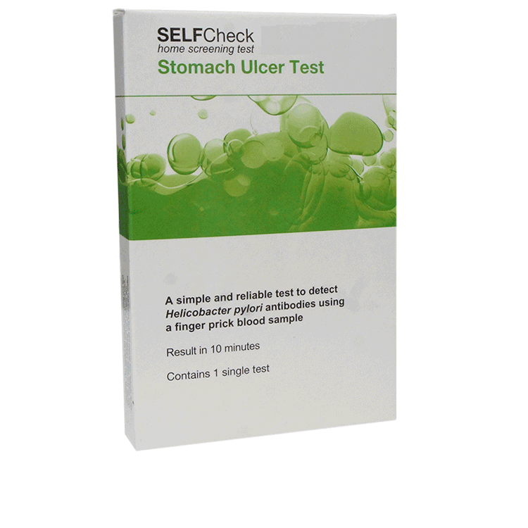 Self Check Stomach Ulcer Test x 1 -Test for Helicobacter Pylori