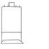 Simpla Metal Night Stand voor urinezakken door coloplast