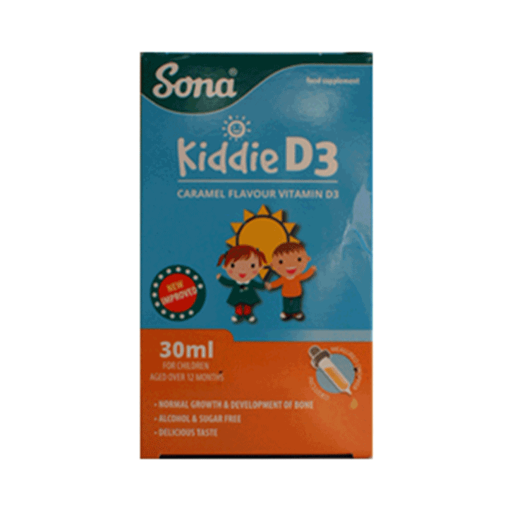 Sona Kiddie D3  - Vitamin D drops for children 30ml