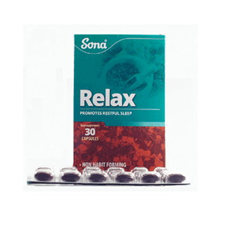 Capsules Sona Relax x 30 - Remède à base de plantes pour réduire les tensions et favoriser le sommeil
