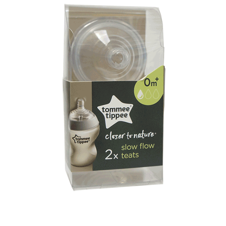 Tommee Tippee Closer to Nature Sauger x 2 - 4 verschiedene Durchflussarten
