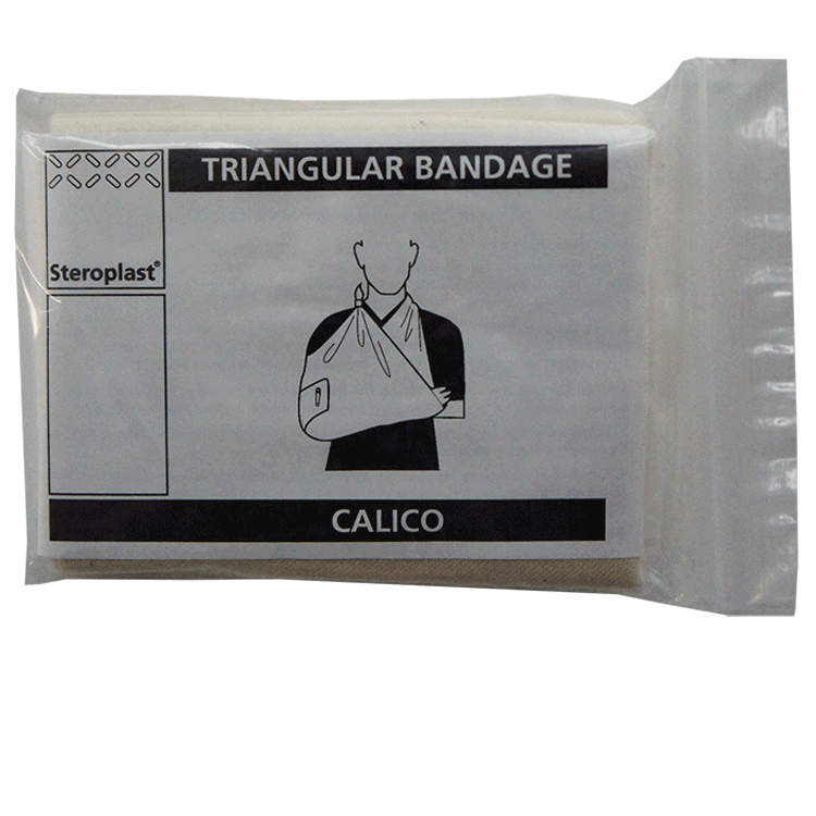 Calico Dreiecksverband x 1 - Zur Unterstützung von Arm/Ellenbogen