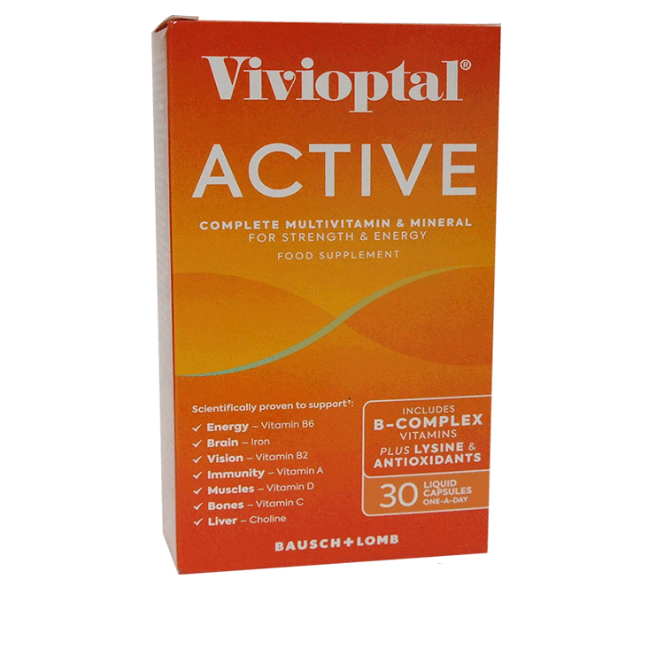 Vivioptal Active Multi-Vitamin Multi-Mineral x 30 Kapseln