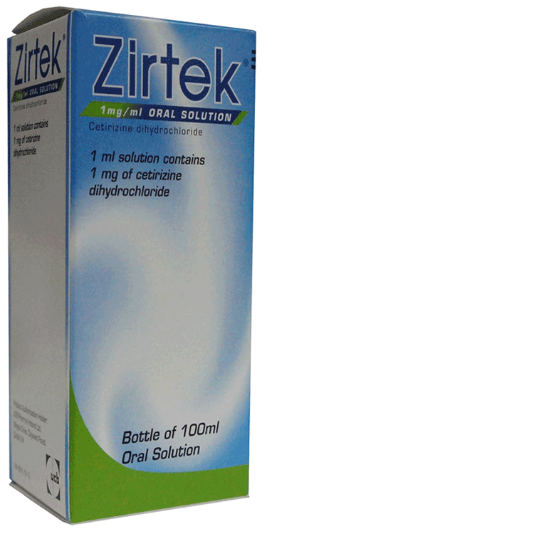 Zirtek Solution buvable x 100 ml – Pour le rhume des foins et les allergies