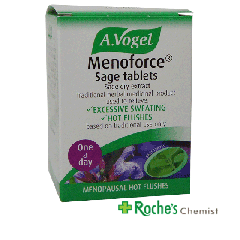 Menoforce Sage tablets x30- For excessive Sweating and Hot Flushes  