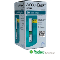 Accu-Chek Active Blood Glucose Test Strips 1 x 50 for Diabetes
