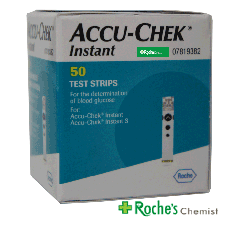 Accu-Chek Instant Blood Glucose Test Strips x 50
