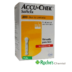 Accu-Chek Softclix Diabetic Lancets x 200 for diabetes
