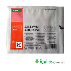 Allevyn Adhesive 10x10cm x 10 - Absorbant Foam Wound Dressing with Adhesive border