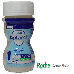 Aptamil 1 First Ready to Use 70ml bottles x 24 + With or Without Screw On Teats